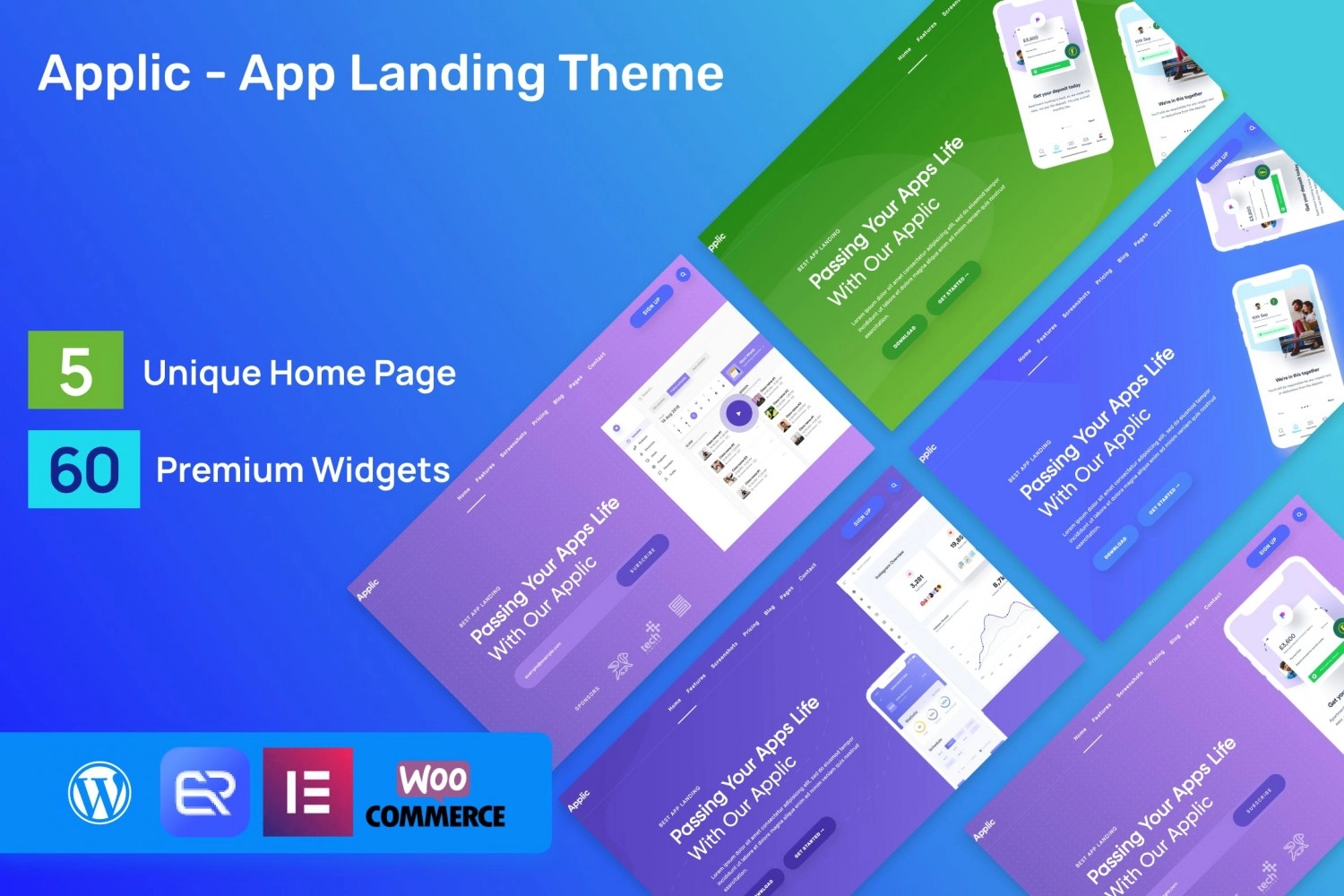 Applic - App Landing WordPress Tema 1.4.0