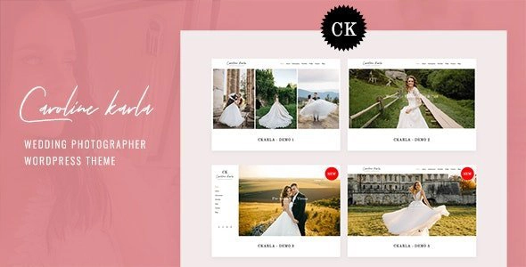 Ckarla - Wedding Photography WordPress Theme 1.0