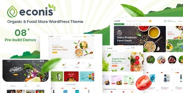 Econis - Organic & Food Store WordPress Theme 2.0.4