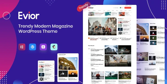 Evior - Revista Moderna WordPress Tema 1.0
