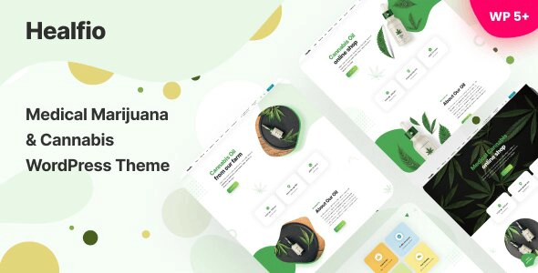 Healfio - Medical Marijuana & Coffeeshop WordPress Theme 1.35