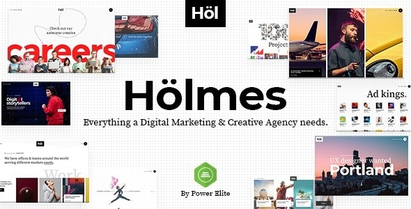 Holmes – Digital Agency Theme 1.5