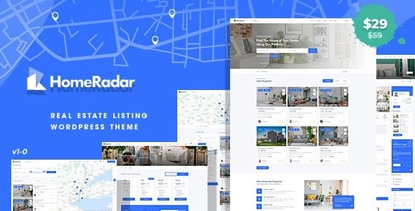 HomeRadar - Inmobiliaria WordPress Tema 1.0.5