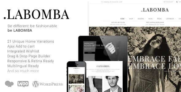 Labomba - Responsive Multipurpose WordPress Theme 3.1