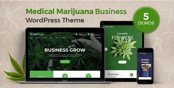 MediGreen - Medical Marijuana & Dispensary WordPress Theme 1.1.4