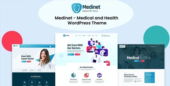 Medinet – Medical and Health WordPress Theme +RTL 2.0.1