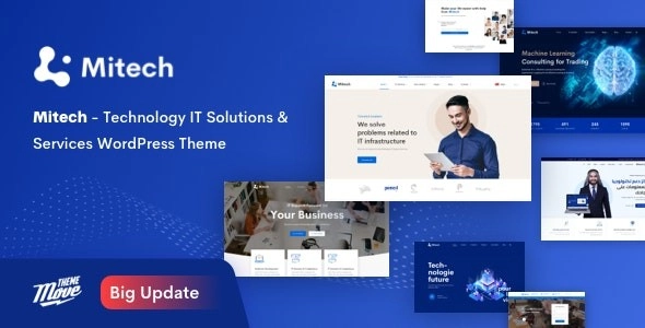 Mitech - Tecnología IT Soluciones y Servicios WordPress Tema 1.9.3
