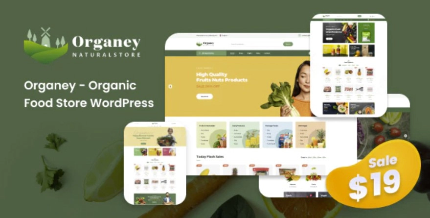 Organey - Organic Food WooCommerce WordPress Theme 1.5.1