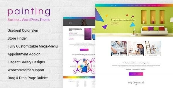 Paint - Painting Company WordPress Theme 3.0