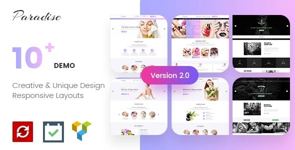 Paradise – Multipurpose Spa & Beauty WordPress Theme 3.0.1