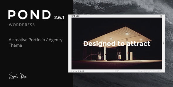 Pond - Portafolio Creativo / Agencia WordPress Tema 2.6.1