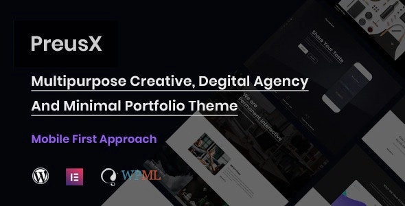 PreusX - Digital Agency And Portfolio WordPress Theme 1.3.0