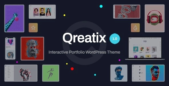 Qreatix - Interactive Portfolio WordPress Theme 1.6.6