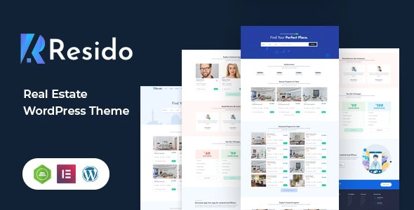 Resido - Inmobiliario WordPress Tema 1.1