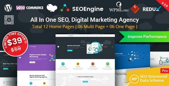 SEO Engine – Digital Marketing Agency WordPress Theme 2.0.0
