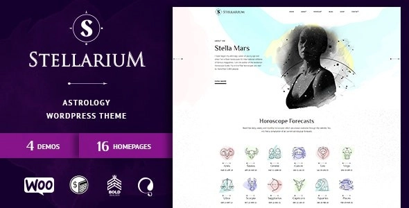 Stellarium - Horóscopo y Astrología WordPress Tema 1.2.1