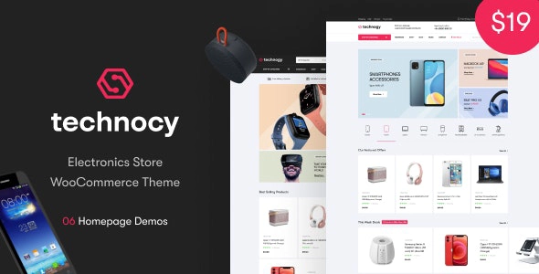 Technocy - Tienda de Electrónica WooCommerce Tema 2.0.0