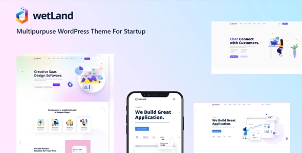 Wetland – MultiPurpose HTML5 Template for Startup 1.0.8