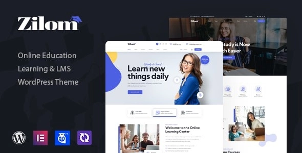 Zilom - Online Education Learning WordPress Theme 1.2.1